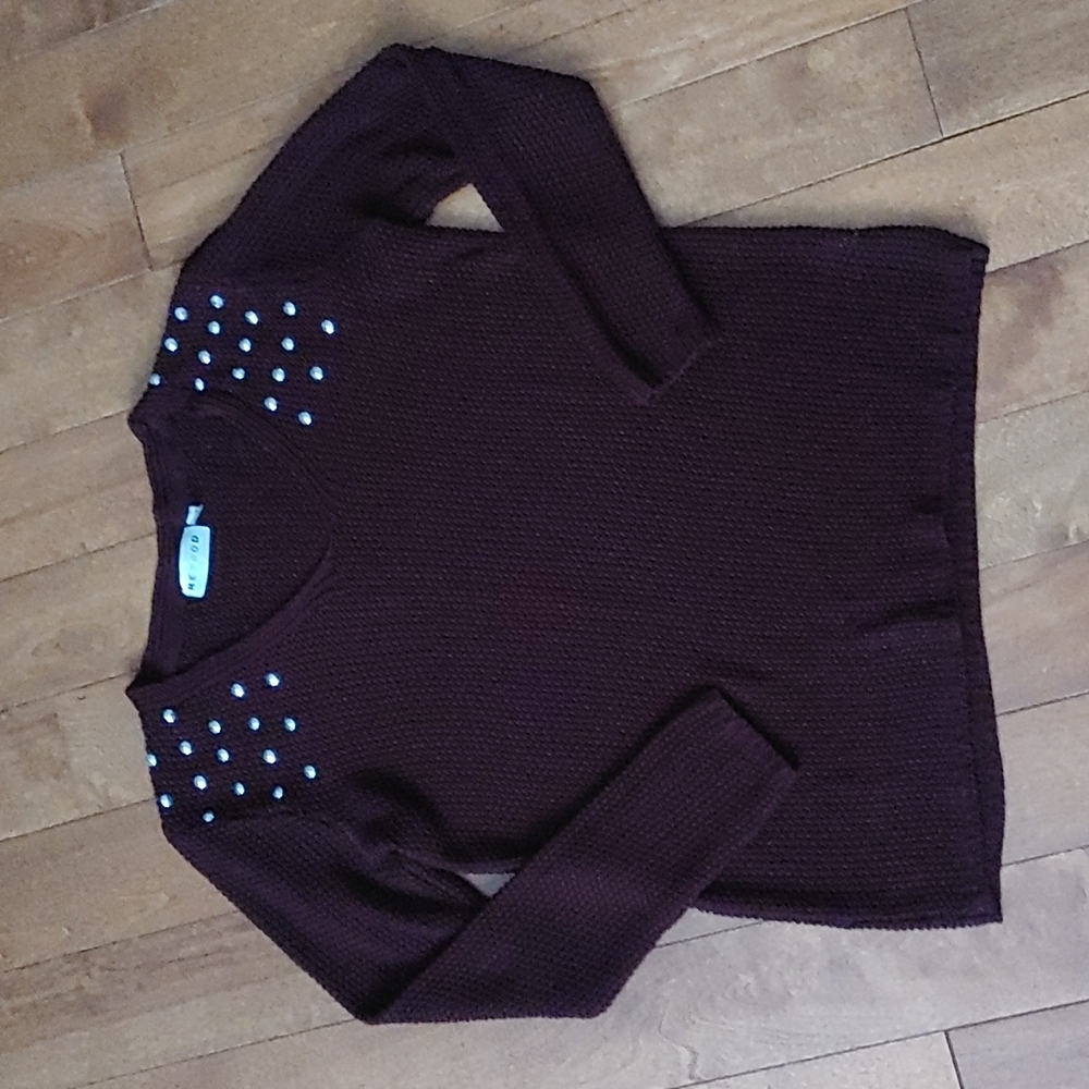 Retrod open knit studded  sweater Size Small